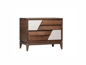 COLORE M-141 - Solid wood bedside table with drawers _ Dale Italia